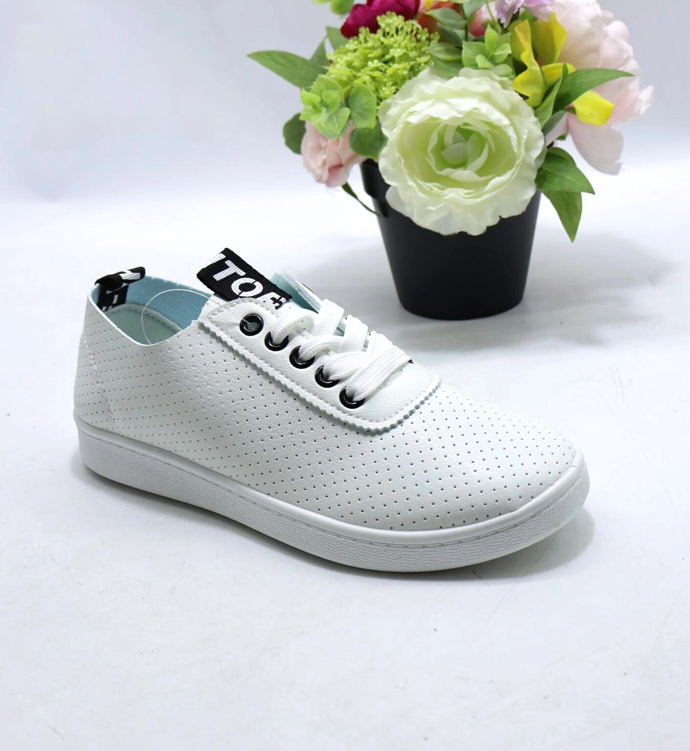 Tenisówki damskie 8958 WHITE/BLACK 36-41