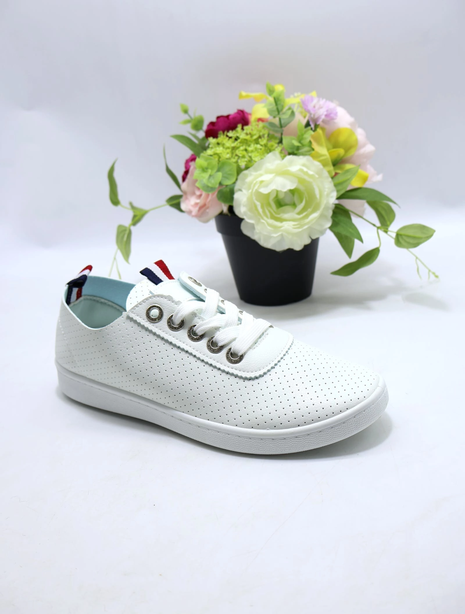 Tenisówki damskie 8957-2 WHITE 36-41