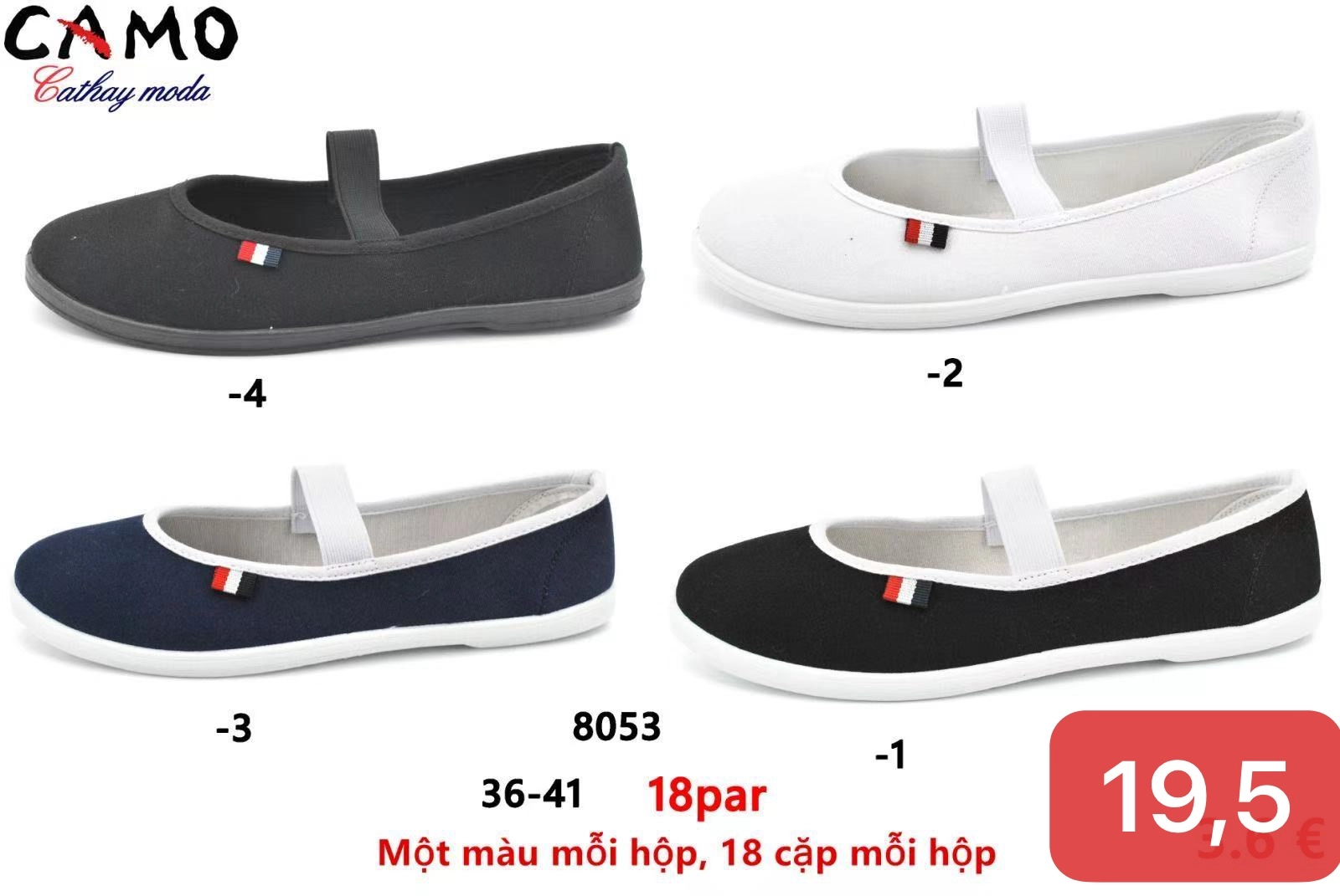Tenisówki damskie 8053 36-41 MIX KOLOR 