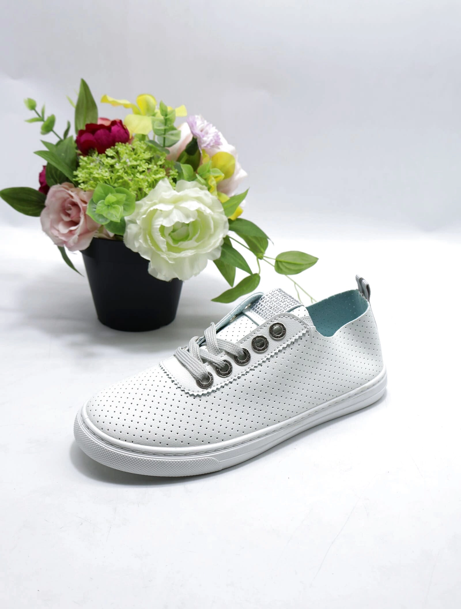 Tenisówki damskie SJ2382-5 SILVER 36-41