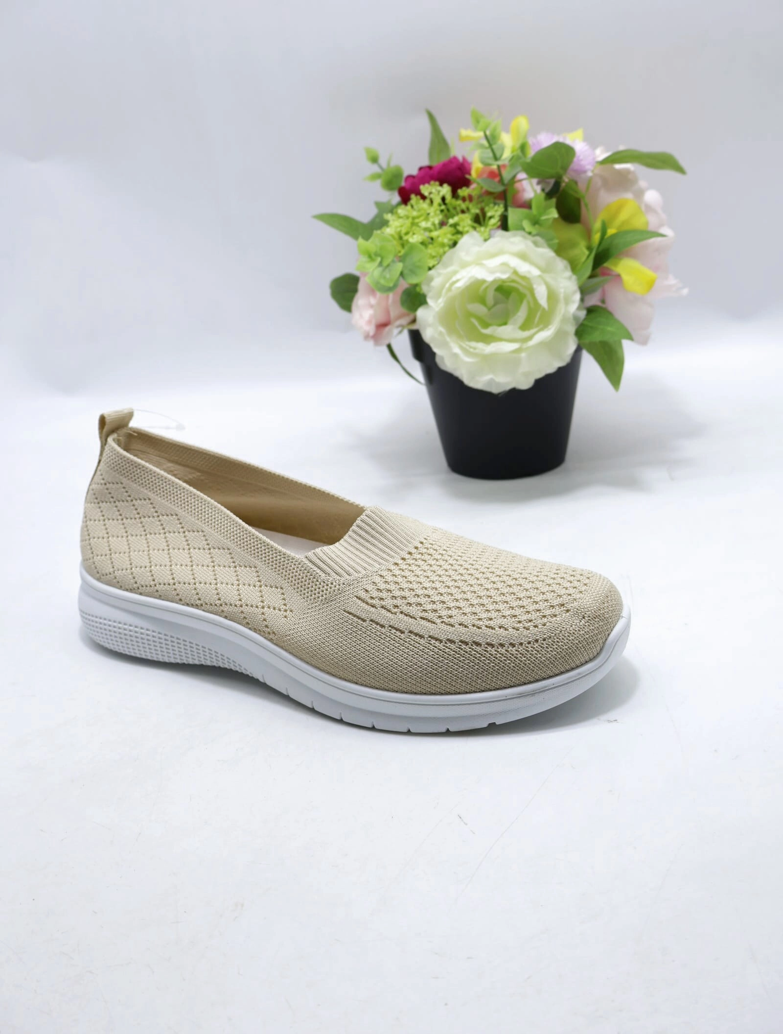 Tenisówki damskie N1806 BEIGE 37-42