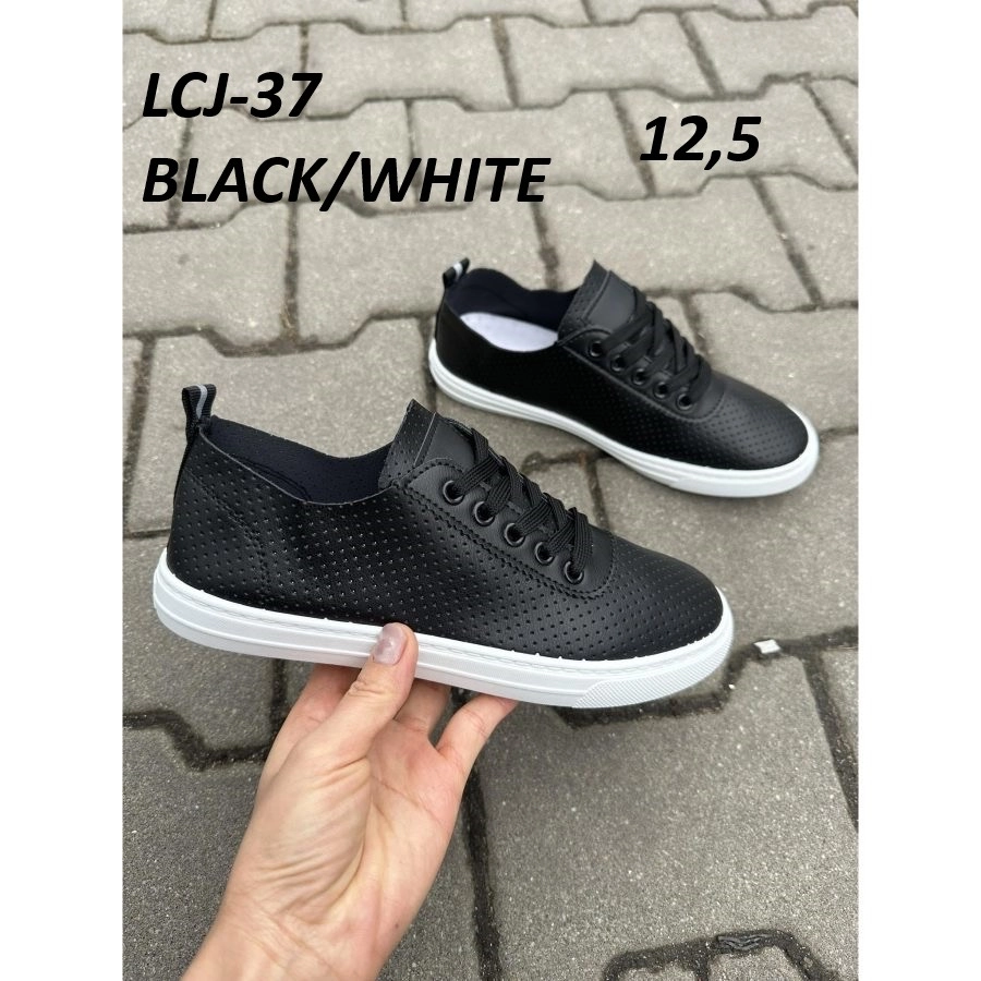 Tenisówki damskie LCJ-37 BLACK/WHITE 36-41