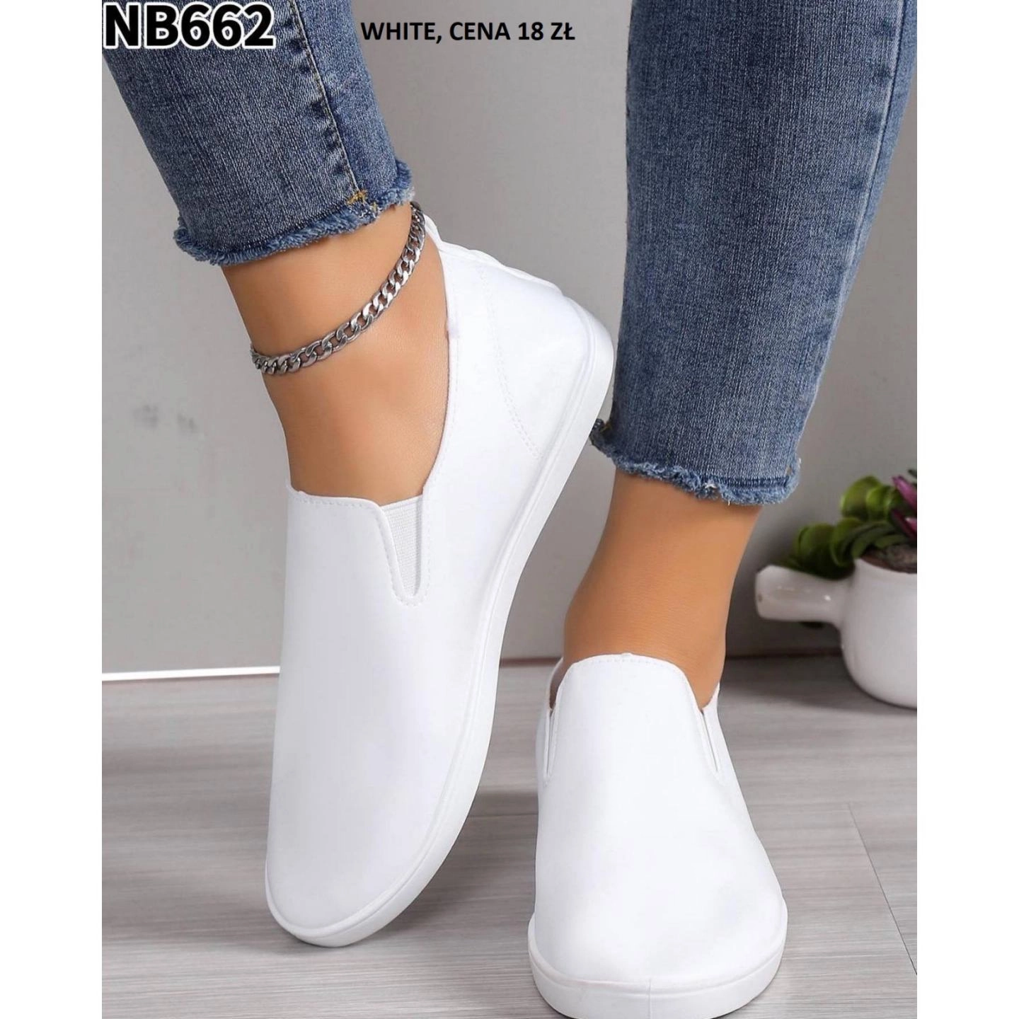 Tenisówki damskie NB662 WHITE 36-41