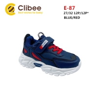Buty Sportowe Dziecięce E87 (27-32) BLUE/RED