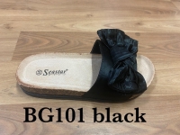 Klapki damskie BG101 BLACK 36-41