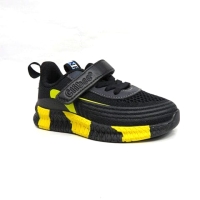 Buty Sportowe Dziecięce L36A (26-31) BLACK/YELLOW