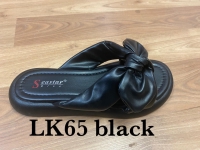 Klapki damskie LK65 BLACK 36-41