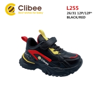 Buty Sportowe Dziecięce L255 (26-31) BLACK/RED