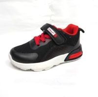 Buty Sportowe Dziecięce E131-1 (20-25) BLACK/RED