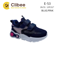 Buty Sportowe Dziecięce E53 (26-31) BLUE/PINK