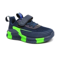 Buty Sportowe Dziecięce L36A (26-31) BLACK/GREEN