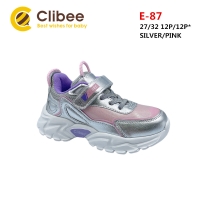 Buty Sportowe Dziecięce E87 (27-32) PINK/SIVER
